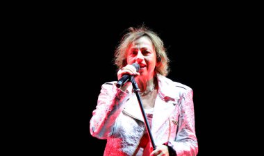 Vicenza, VI, Italy - September 3, 2022: Live Concert of italian singer GIANNA NANNINI