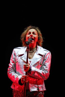 Vicenza, VI, Italy - September 3, 2022: Live Concert of italian singer GIANNA NANNINI