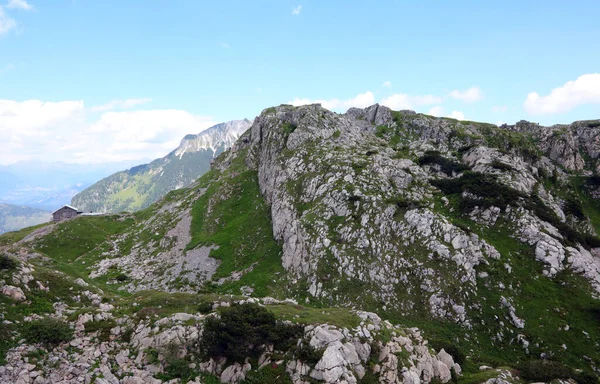 Места Первой Мировой Войны Местности Pal Piccolo Итальянских Альпах Вблизи — стоковое фото