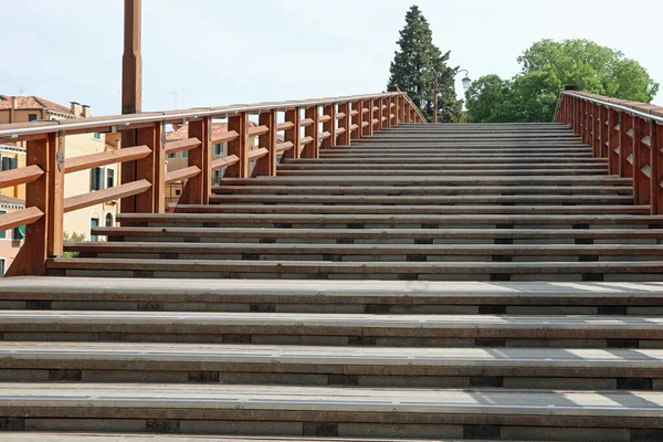 Houten Brug Genaamd Ponte Dell Accademia Venetië Italië — Stockfoto