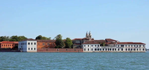 Insel San Servolo Der Nähe Von Venedig Norditalien Diente Einst — Stockfoto