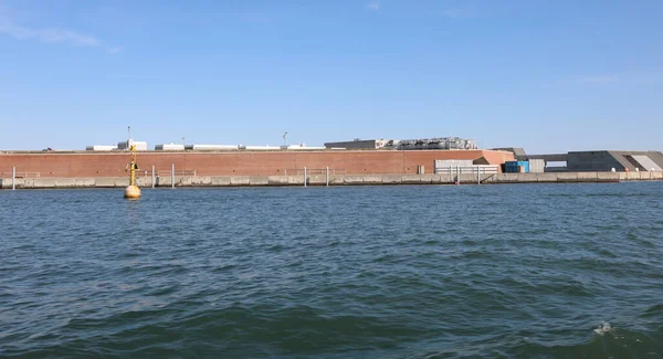 Imposing Dam Called Mose Protect Island Venice Northern Italy Floods — Stock Photo, Image