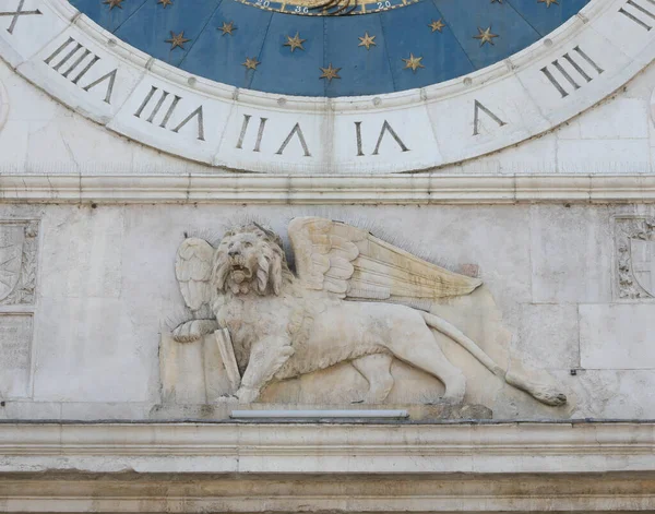 Padua Italy May June 2022 Ancient Astronomical Clock Statue Big — Stock Photo, Image