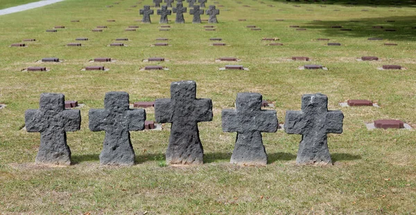 Cambe França Agosto 2022 Cemitério Guerra Alemão Cambe Normandia — Fotografia de Stock