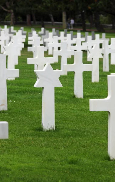 Colleville Sur Mer Fra Francia Agosto 2022 Cimitero Militare Americano — Foto Stock