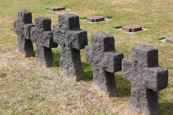 Cambe Frankreich August 2022 Deutscher Kriegsfriedhof Der Normandie — Stockfoto