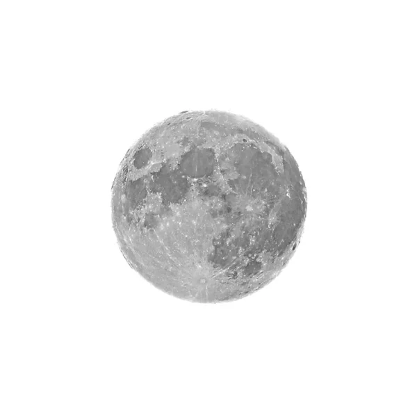과커다란 분화구가 보름달을 수있다 — 스톡 사진
