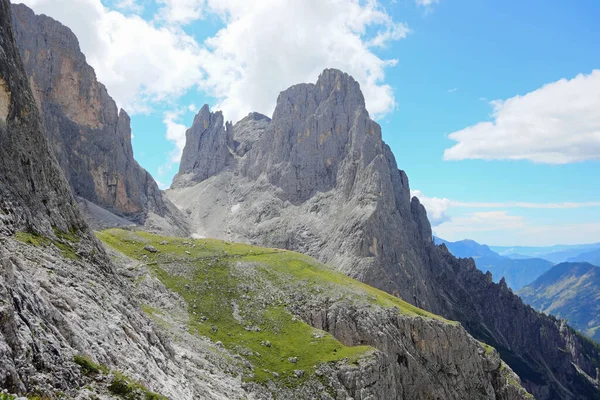 意大利圣马蒂诺山谷 Pale San Martino 或帕拉群 Pala Group 山脉欧洲阿尔卑斯山中的白云石 — 图库照片