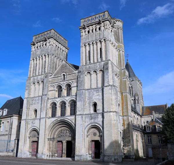 Oude Kerk Genoemd Abdij Van Vrouwen Caen Frankrijk Zonder Mensen — Stockfoto