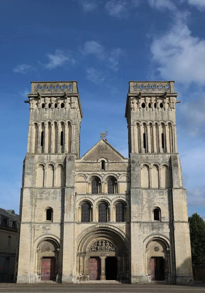 Ősi Egyház Nevű Apátság Nők Caen Franciaországban Emberek Nélkül — Stock Fotó