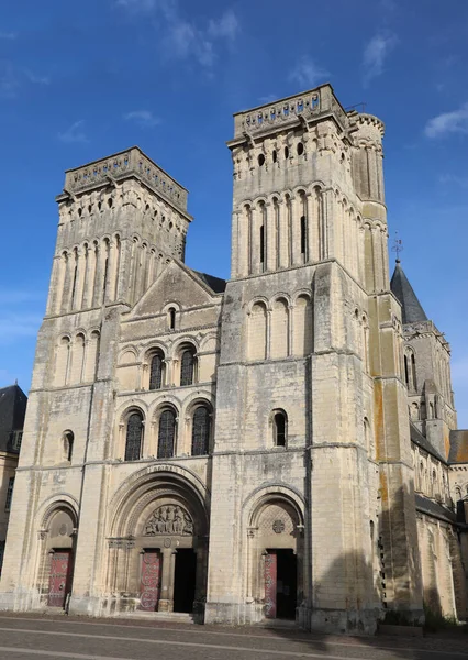 Oude Kerk Genoemd Abdij Van Vrouwen Caen Frankrijk Zonder Mensen — Stockfoto