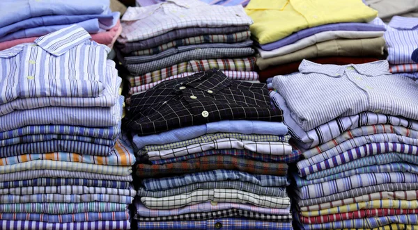 Elegant Cotton Shirts Sale Fashion Store — Stock Photo, Image