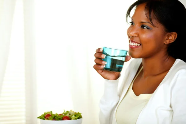 Refreshing glass of water — Stock Photo, Image