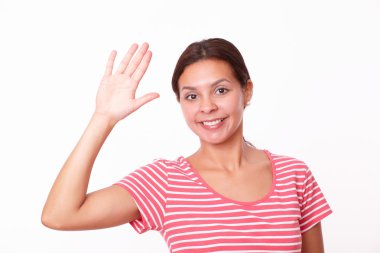 el tebrik ile dostça Hispanik erkek