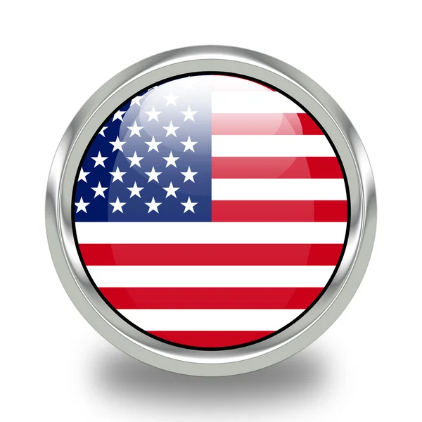 Bandera de América — Foto de Stock