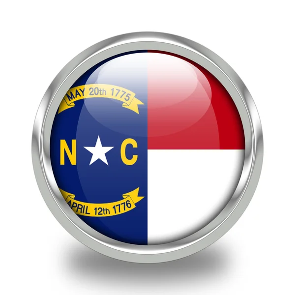 Bandera de North Carolina — Foto de Stock