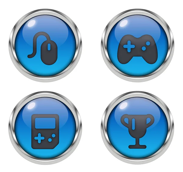 Video game pictogrammen — Stockfoto