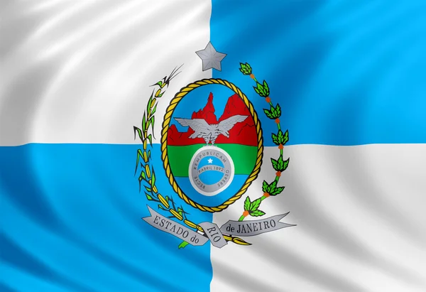 Bir Rio de janeiro bayrak ipek