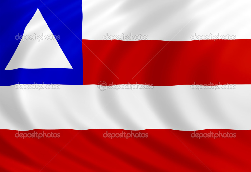 Bahia flag of silk