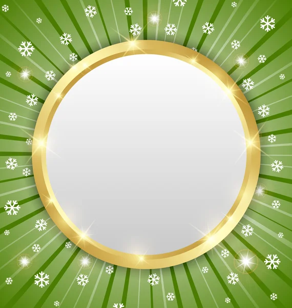 Plaque hiver Noël — Image vectorielle