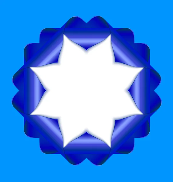 Rosette décorative — Image vectorielle