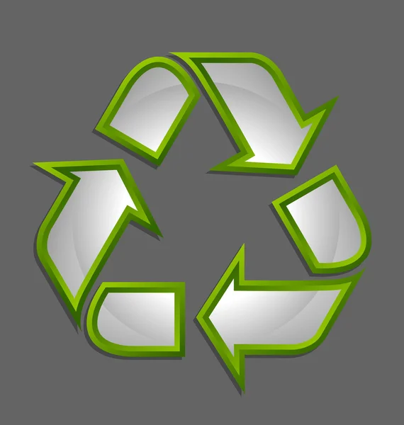 Recycle symbol icon — Stock Vector