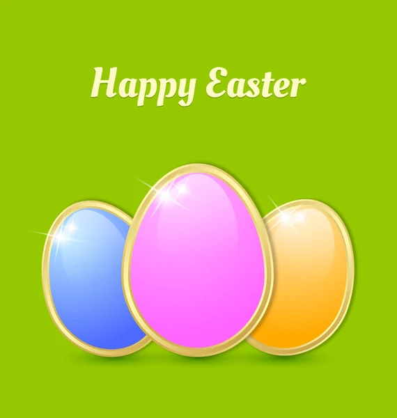 Easter eggs — Stock Vector