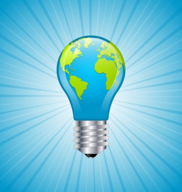 ampul earth simgesini