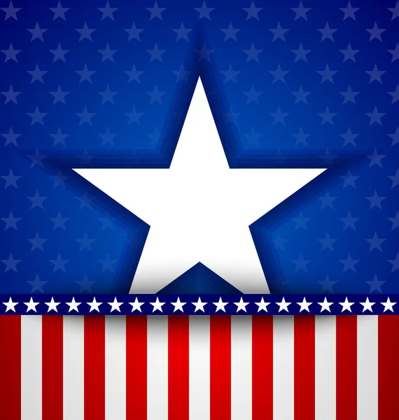 Amerikansk stjärna — Stock vektor