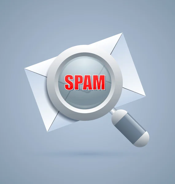 Icono de identificación de mensaje de spam — Archivo Imágenes Vectoriales