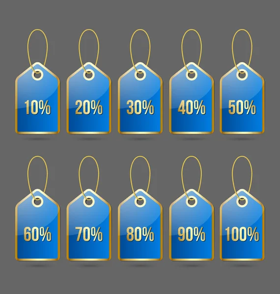 Bargain price tags — Stock Vector