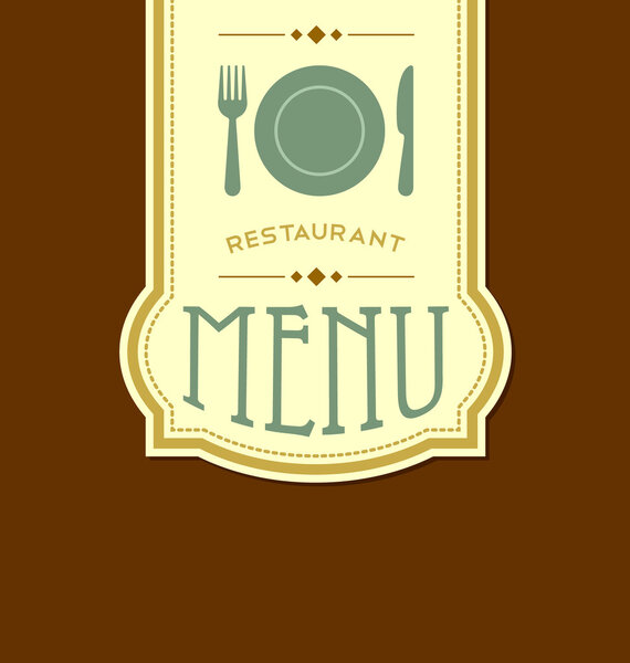 Restaurant menu cover