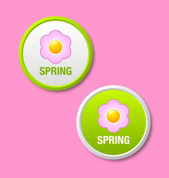 Icônes de printemps — Image vectorielle