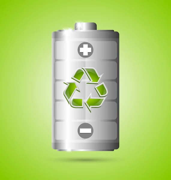 Recycled energy icon — Stock Vector