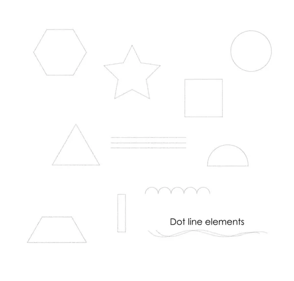 Abstract Patrooncirkels Driehoeken Beige Oneindigheidspatroon Driehoek Vierkant Cirkel Ster Lijnelementen — Stockvector
