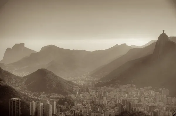 Sepia Corcovado — Stock Photo, Image