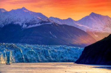 Alaska & Sunrise clipart