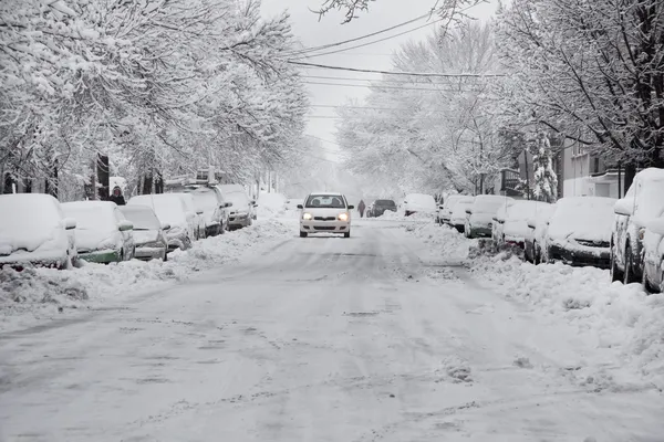 Invierno en la ciudad — Foto de Stock