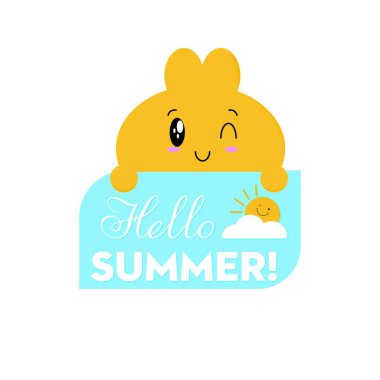 Mutlu bir tavşan gibi gülümse ve yaza merhaba de.