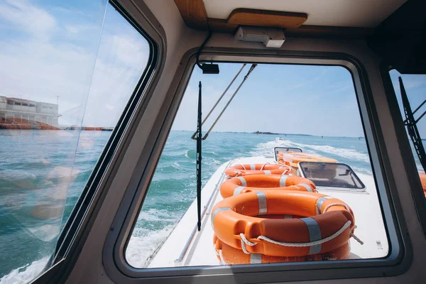 lifebuoy window sea ship industry travel. High quality photo