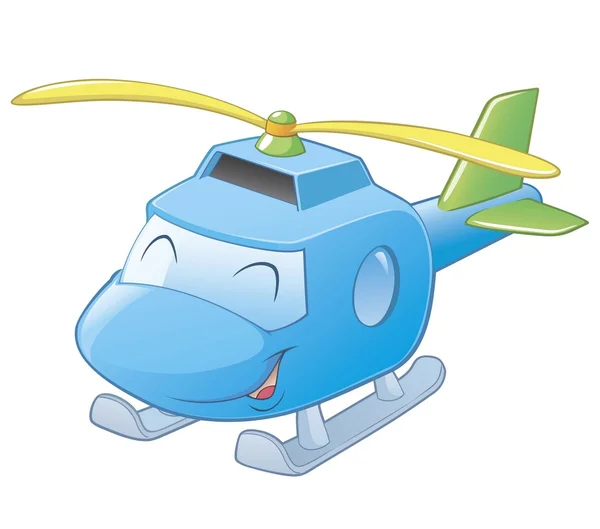 Cartoon Helicopter — Stock Vector