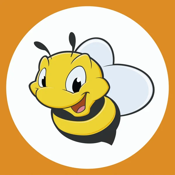 Cartoon bee — Stockvector