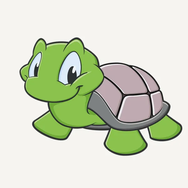 Schattige schildpad — Stockvector