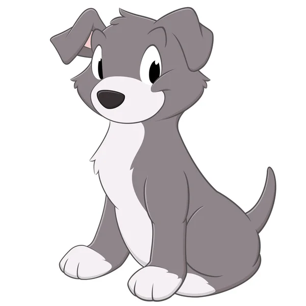 Perro de dibujos animados — Vector de stock