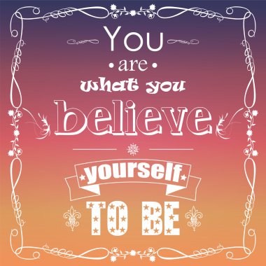 tırnak, ilham verici poster, Tipografik Tasarım, arka plan, vektör çizim bulanık