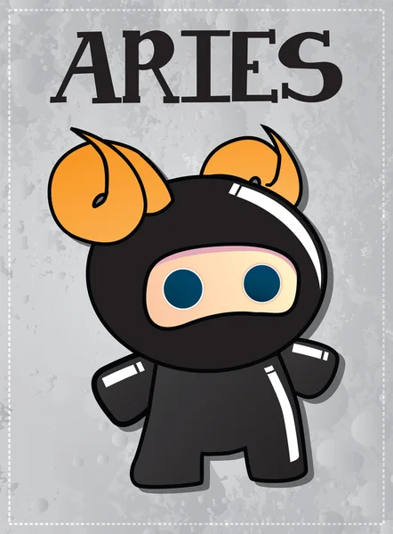 Dierenriem teken aries — Stockvector