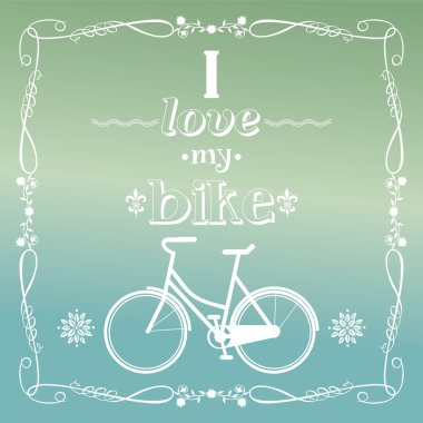 Bisikletimi seviyorum.