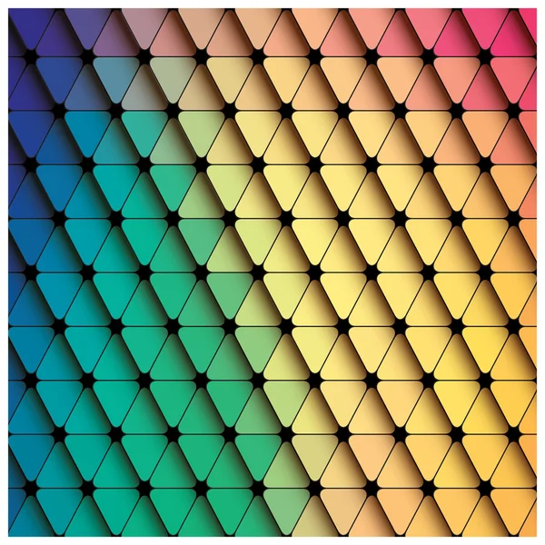 Fondo colorido geométrico abstracto, elementos de diseño de patrones, ilustración vectorial — Archivo Imágenes Vectoriales