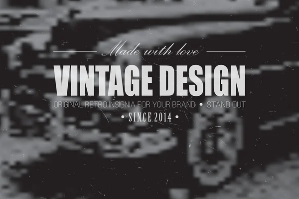 Vintage retro insignier, stämpel, etikett, badge, vektor illustration — Stock vektor