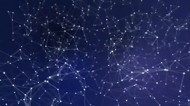 Connexion numérique abstraite points et lignes mobiles. Contexte technologique. Structure de connexion réseau